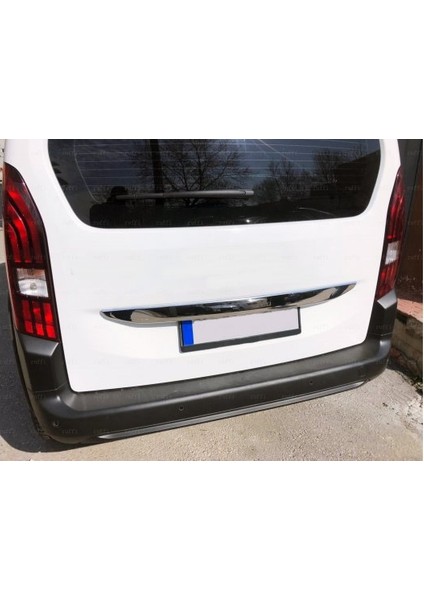 Citroen Berlingo Krom Bagaj Çıtası 2018> Paslanmaz Çelik (Tek Kapı)