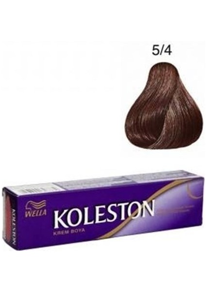 Wella Koleston Koleston  Koleston  Koleston Tüp Boya  5/4 Açık Kestane