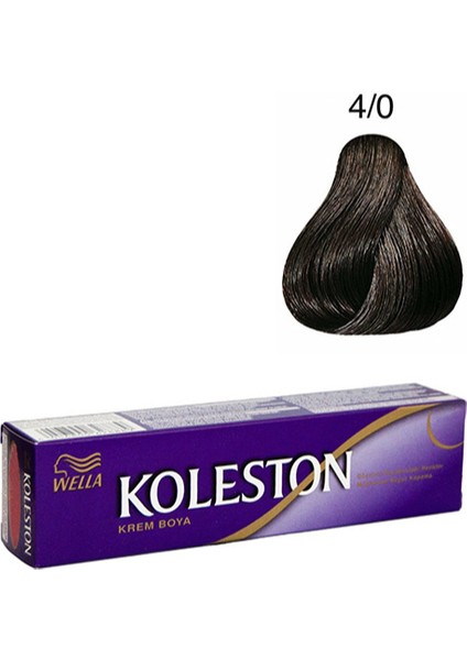 Koleston Koleston Koleston Tüp Boya 4/0 Kahve