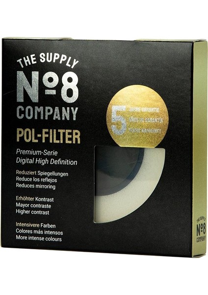 No8 43MM Nano Circular Polarize Filtre