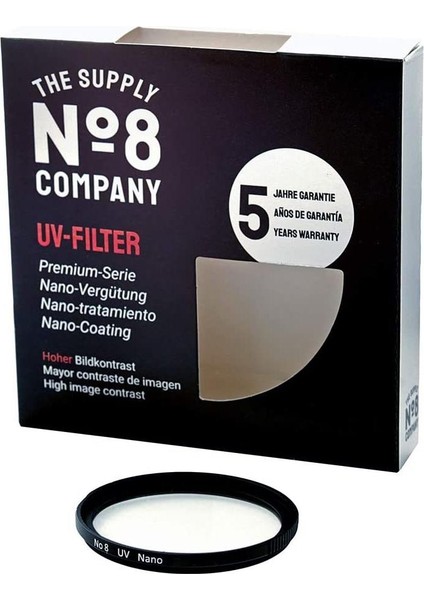 No8 43MM Nano Uv Filtre