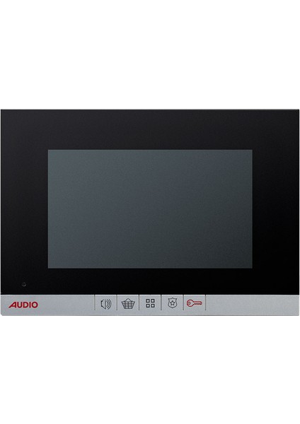 001189 7 Inç Slim Görüntülü Diafon Bus Plus Mekanik Butonlu Siyah