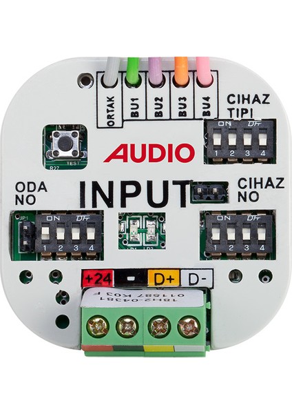 001809 Akıllı Ev Sistemi Anahtar Arkası Input Modülü