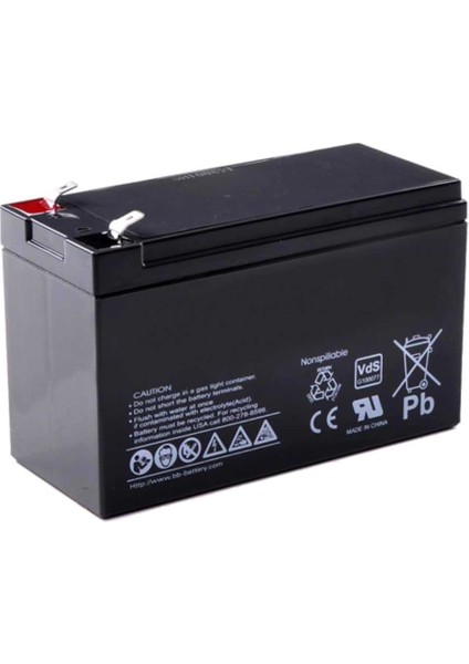 Akümülatör 12 Volt - 9 Ah (Ups Uyumlu)