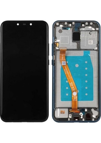 Huawei Mate 20 Lite Ekran LCD Dokunmatik Çıtalı Servis - Siyah