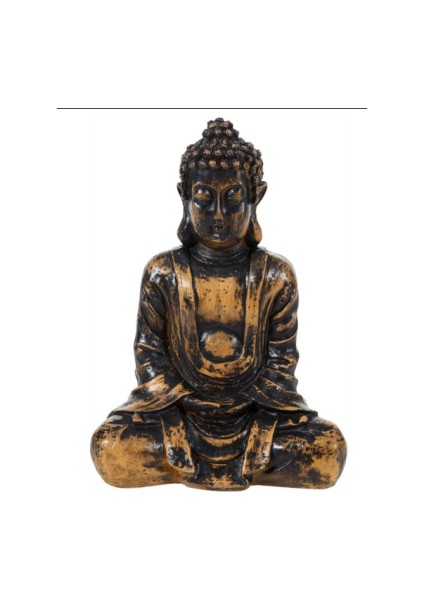 Dekoratif Polyester Yeni Buda Heykeli (22X15CM)