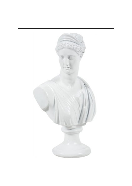 Dekoratif Polyester Antik Venüs Heykel Biblo (32X19CM)