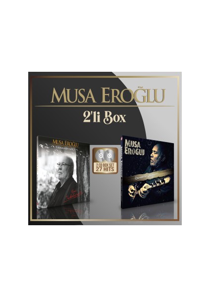 Musa Eroğlu Turnaların Göçü Zamansız Yağmur 2'li Box CD