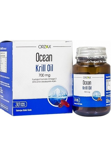 Ocean Krill Oil 30 Kapsül