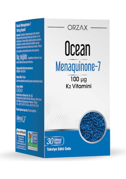 Ocean Menaquinone-7 30 Kapsül