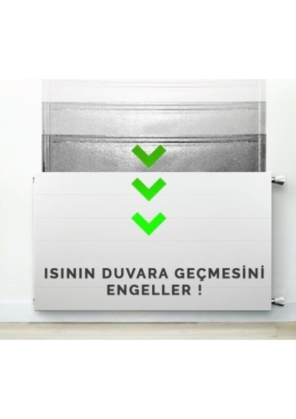2 Adet Petek Radyatör Arkası Isı Yalıtım Levhası Isı Tasarruf Plakası Paneli fırsatları