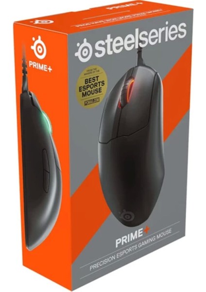 Steelseries Prime+ Plus Rgb Optik Fps Gaming Mouse & Qck Large Mouse Pad