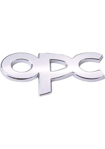 Opel Opc Paslanmaz Metal Bagaj Arma Logo