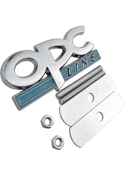 Opel Opc Line Panjur Logosu Paslanmaz Metal Arma Logo