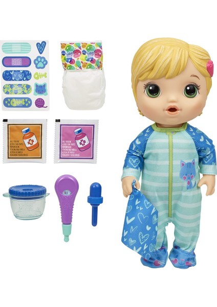 E6937 Baby Alive Bebeğim Hasta Oldu - Sarışın / +3 Yaş fiyatları