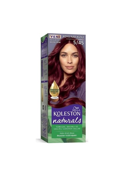 Koleston Naturals Boya 5/45 Koyu Nar Kızılı
