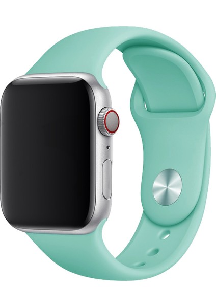 Apple Watch Seri 7 6 5 4 3 2 Se 42MM / 44MM / 45MM Uyumlu Spor Silikon Kordon