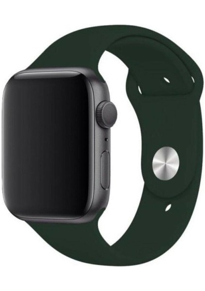 Apple Watch Seri 7 6 5 4 3 2 Se 42MM / 44MM / 45MM  Uyumlu Spor Silikon Kordon