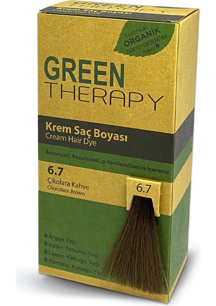 Krem Saç Boyası 6.7 Çikolata Kahve