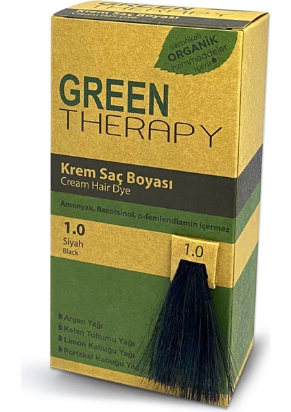 Krem Saç Boyası 1.0 Siyah