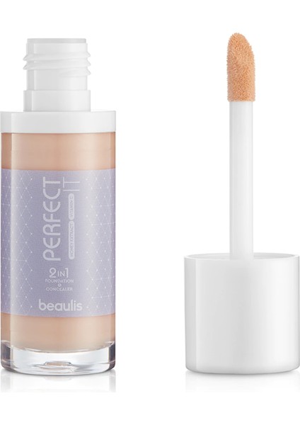 Perfect It 2 In 1 Fondöten & Kapatıcı 132 Pale Almond