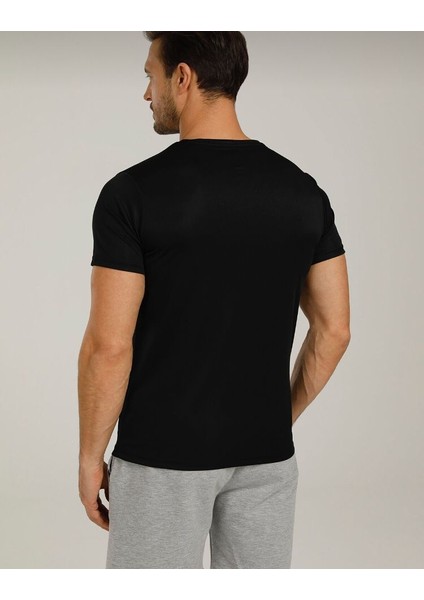 SN220 Siyah Bisiklet Yaka Erkek T-Shirt fiyatları