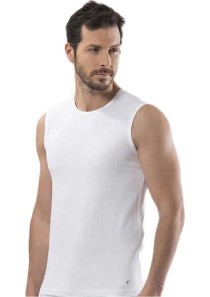 Erkek Modal 0 Yaka Sıfır Kol Atlet 1202 - 3 Adet