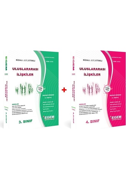 AÖF Uluslararası İlişkiler 3 ve 4. Sınıf 6 ve 8 Dönem (Bahar) Konu Anlatımlı Soru Bankası