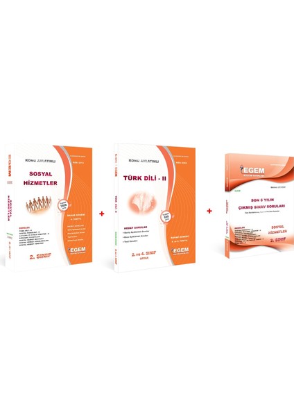 AÖF Sosyal Hizmetler 2. Sınıf 4 Dönem (Bahar) Konu Anlatımlı Soru Bankası Set +Çıkmış