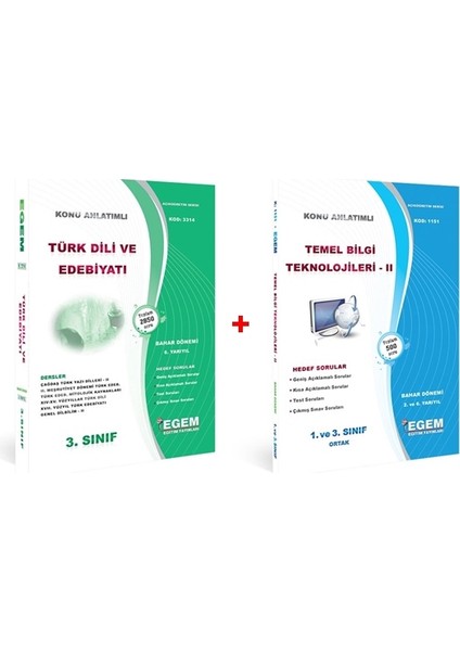 AÖF Türk Dili ve Edebiyatı 3. Sınıf 6 Dönem (Bahar) Konu Anlatımlı Soru Bankası