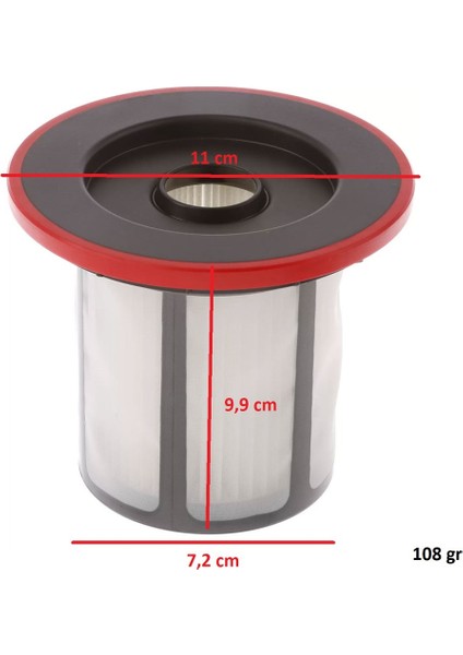 Bosch Uyumlu 12033215 Şarjlı Süpürge Silindir Filtre modelleri