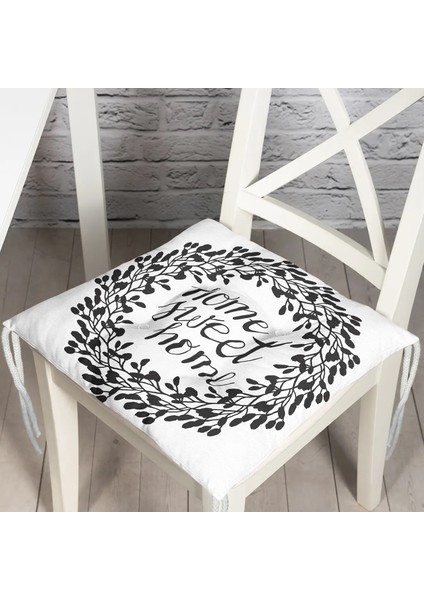 Pofidik Kare Sandalye Minderi 40x40cm Düğmeli
