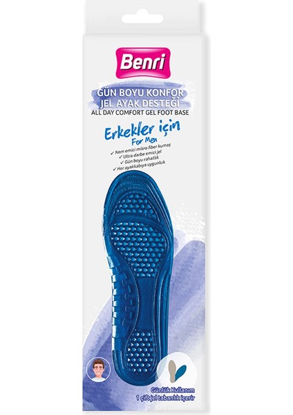Erkek Konfor Ayak Taban Pedi 1 Çift