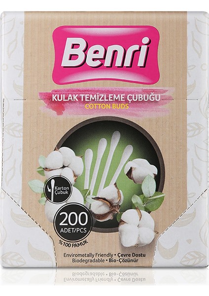 Kulak Temizleme Çubuğu 200'LÜ