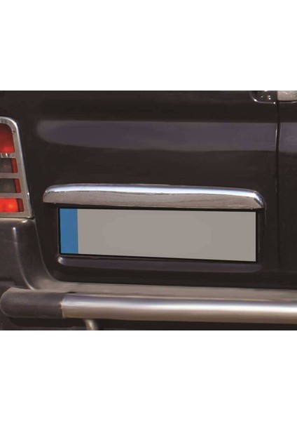 Citroen Berlingo Krom Bagaj Çıtası 2004-2008 Paslanmaz Çelik (Çift Kapı)