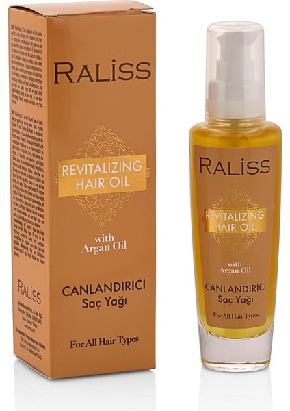 Revıtalızıng Hair Oil With Argan / Canlandırıcı Argan Saç Bakım Yağı 90 ml