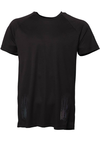 911518-2001 Regular Fit Düz Siyah Erkek T-Shirt