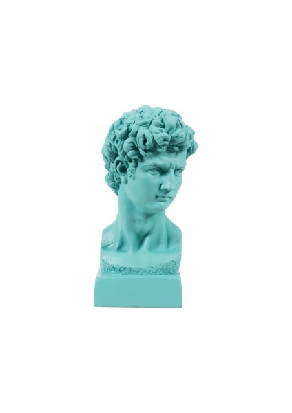 Dekoratif Polyester David Heykel Büst (34X15CM)