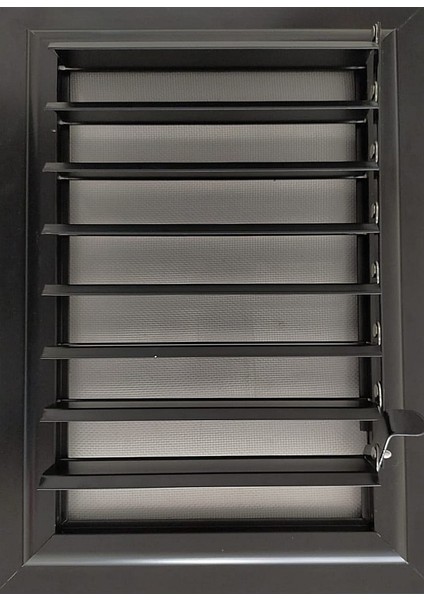 70X95 Aspiratörlü - Fanlı Alüminyum Hareketli Yüzeysel Mat Siyah Banyo Wc Menfezi fiyatları