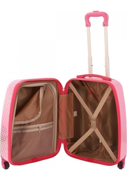 Galerisi Kedi Baskılı Pembe Abs Çocuk Valizi fırsatları