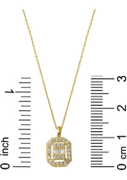 Mercan Baget Taşlı Altın Kolye indirimleri