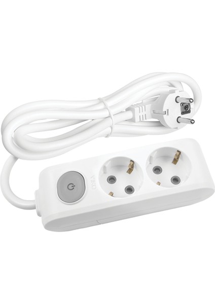 ML-90117203 Multi-Let 2li Anahtarlı Çocuk Korumalı Topraklı 3 Metre Kablolu Grup Priz