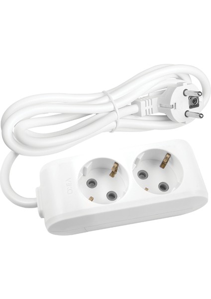 ML-90113202 Multi-Let 2li Priz Çocuk Korumalı Topraklı 2 Metre Kablolu Grup Priz