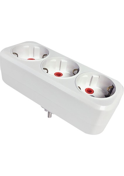 Üçlü Topraklı Fiş-Priz Düz Tip MUT-001 170 033005 00 00