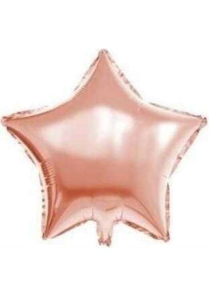 Rose Gold Yıldız Folyo Balon 1 Adet