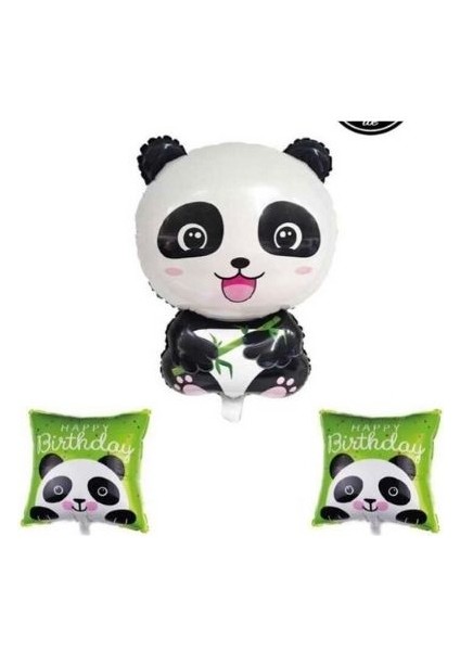 Panda Folyo Balon Set 3 Adet