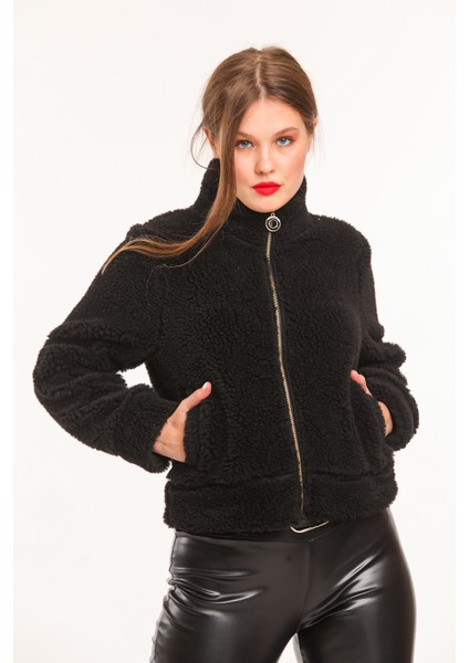 Metal Fermuarlı Yanlar Cepli Pelluş Mont | MNT32408 fiyatları