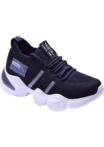 Ithal Kadın Yüksek Taban Siyah Sneaker 22Y304