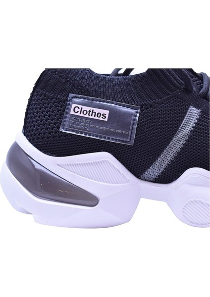 Ithal Kadın Yüksek Taban Siyah Sneaker 22Y304