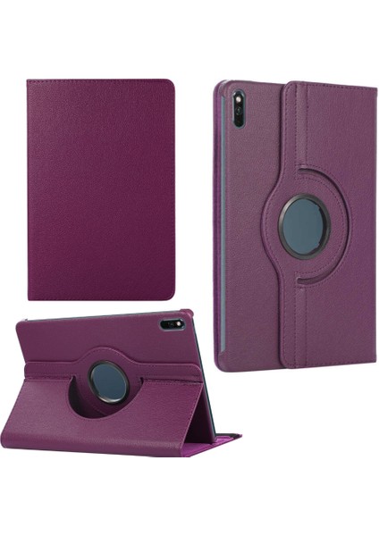 Huawei Matepad 11 2021 Tablet Kılıf Seti Standlı Pu Deri Kılıf + Temperli Ekran Koruyucu + Kalem